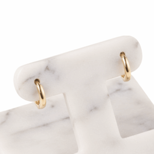 Argollas lisas en oro 14K para dama o niña, disponibles en 9mm y 10mm