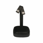 Aretes dormilonas “Tú y Yo” corte pera y baguette en oro 14K con zirconias brillantes