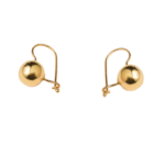 Dormilonas bolita tipo argolla 14K