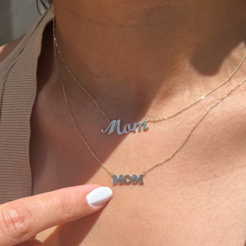 Cadena MOM Minimalista en Oro 14K - Imagen 2